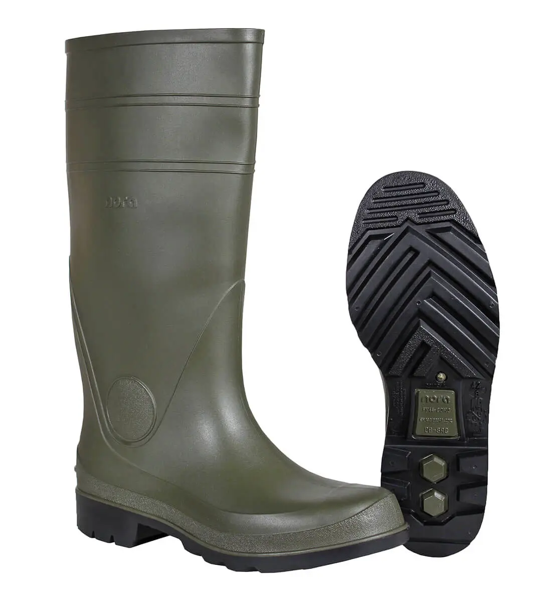 gummistiefel olivgruen nora como