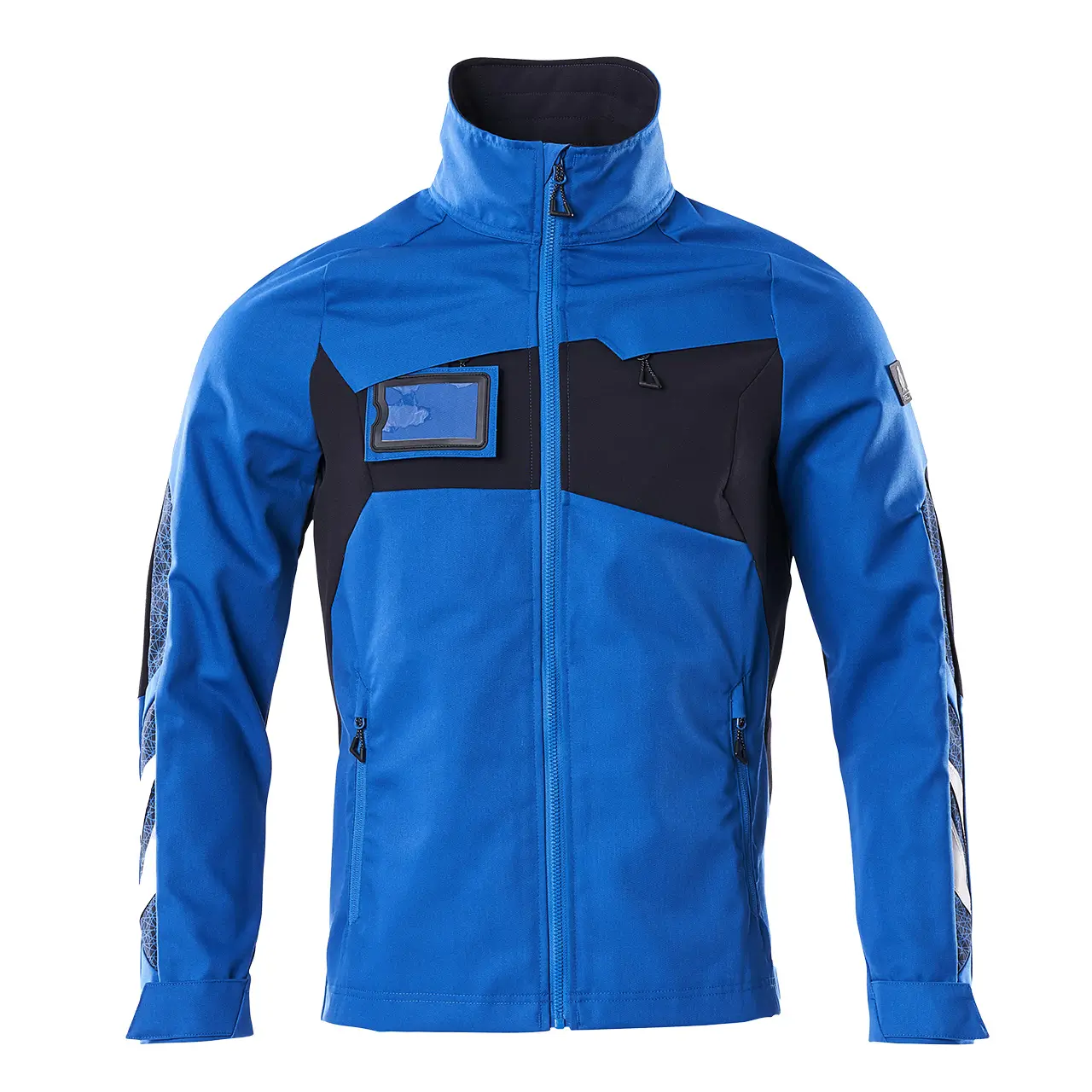 Workwear Jacke blau-dunkelblau,mascot-accelerate, frontansicht,Artikelnummer 18509-442-91010