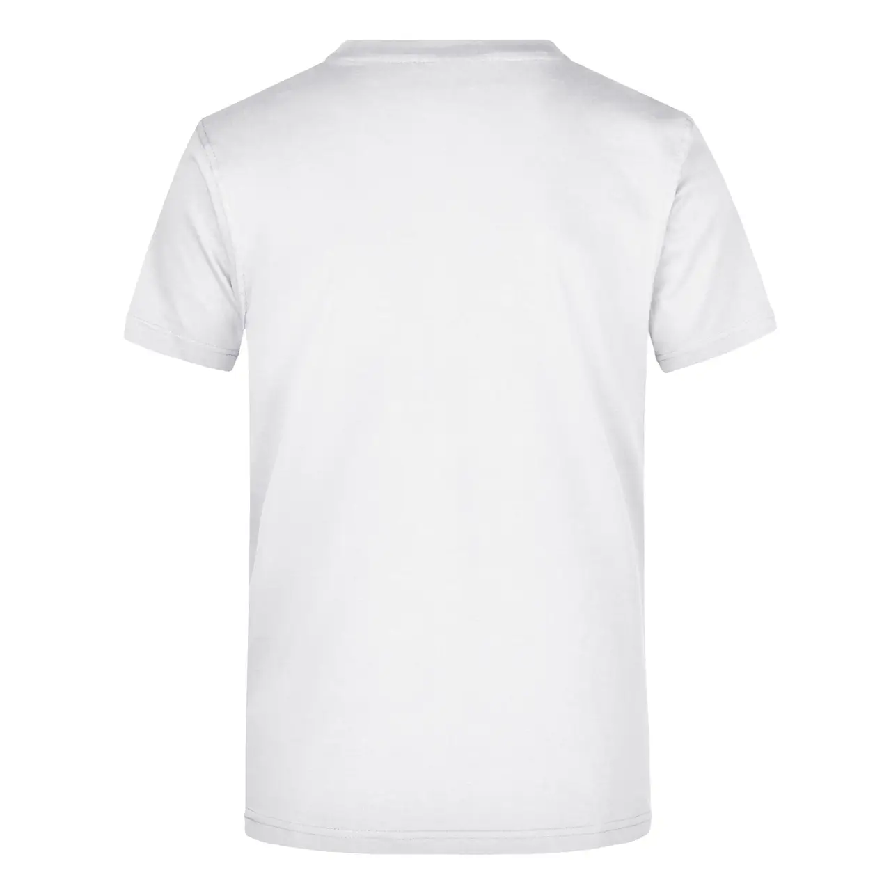 Daiber T-shirt JN002 mit rundhalsausschnitt  in der farbe weiß, rückenansicht