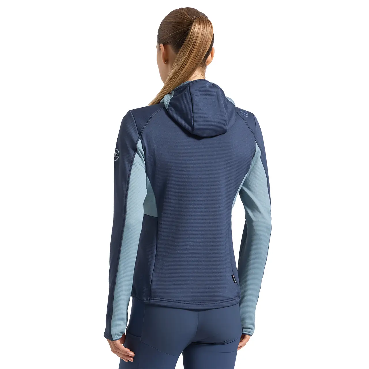 La Sportiva Chill Thermal Hoody W Damen Limestone Night Sky Slim Fit Rückansicht
