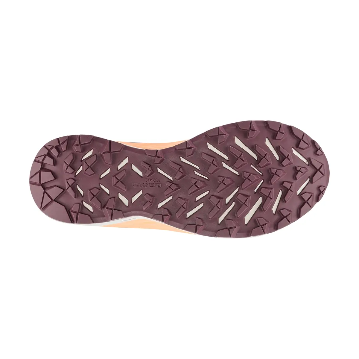 Laufsohle von Lowa Trailrunningschuh für Damen in bordeauxrot