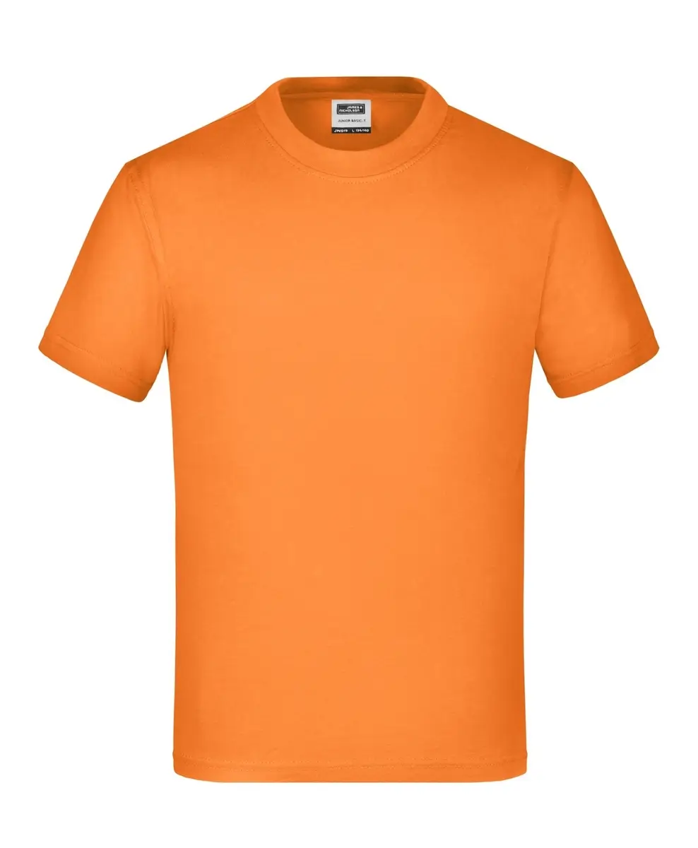 Kinder T-Shirt Junior Basic-T orange vorne