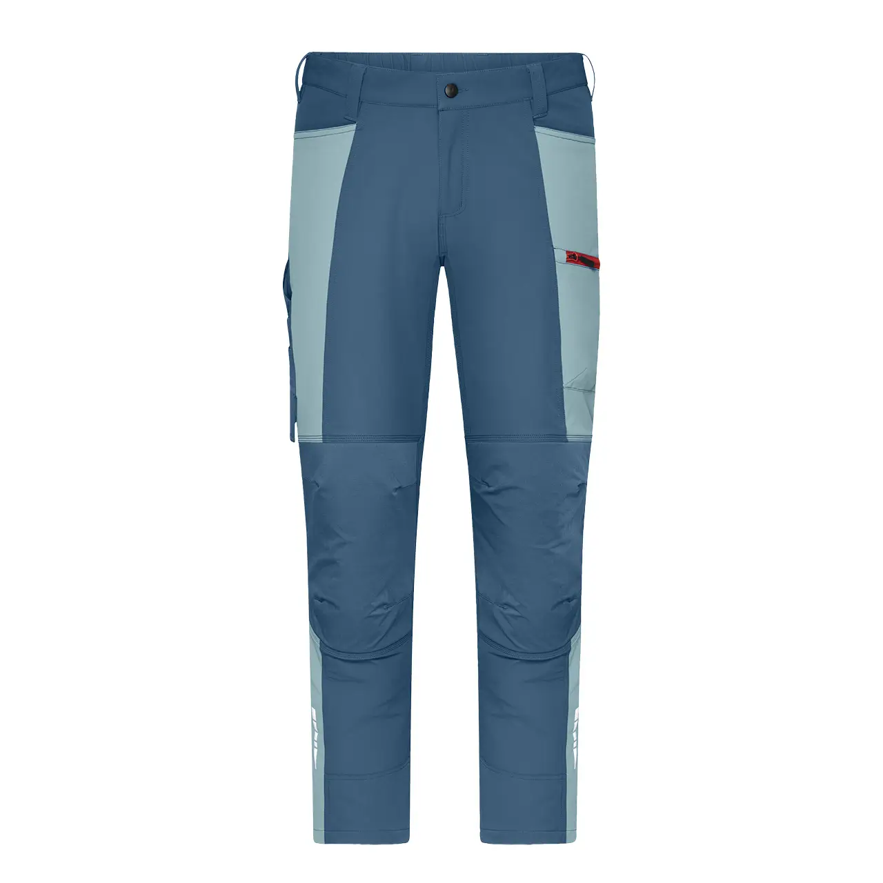 Daiber JN1884 Allwetter Stretch Arbeitshose Unisex deep-blue/steel-blue Vorderseite