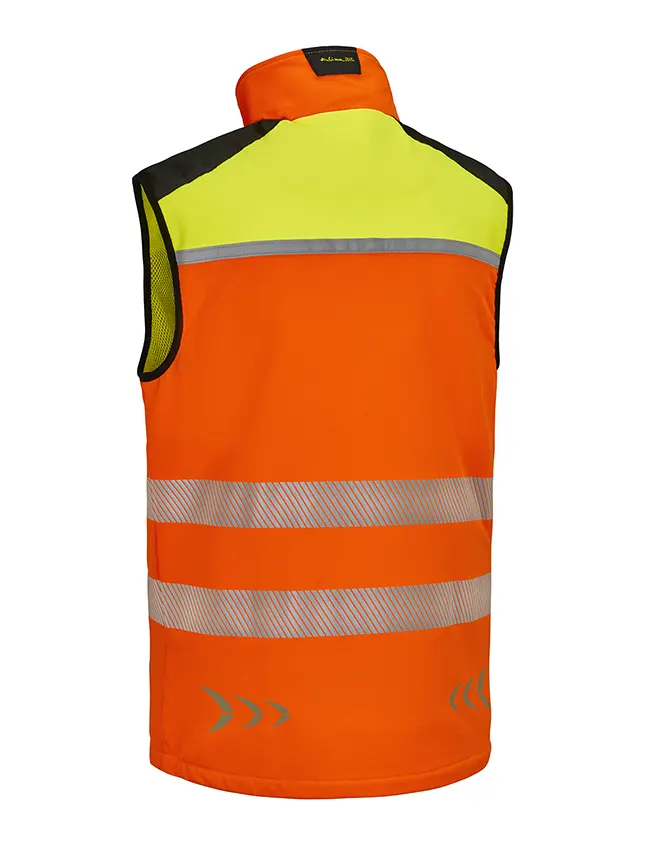 Weste leuchtorange-neongelb