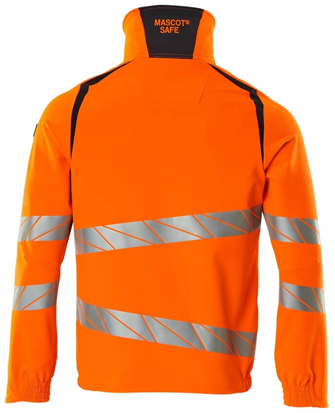 Mascot Warnschutzjacke orange-dunkelblau ansicht hinten