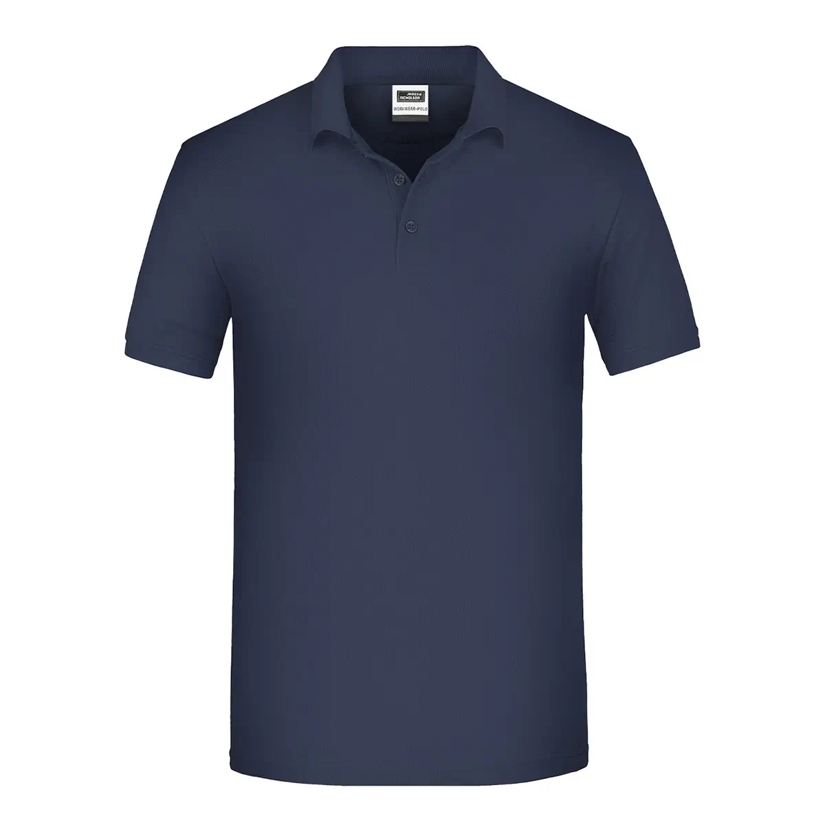 Kurzarm Poloshirt, Farbe navy, strapazierfähig Daiber JN874 Herren, Vorderansicht hinter weissen Hintergrund