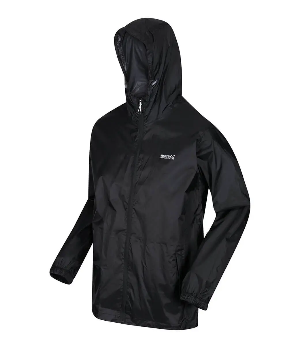 Regatta Herren Regenjacke Pack It schwarz