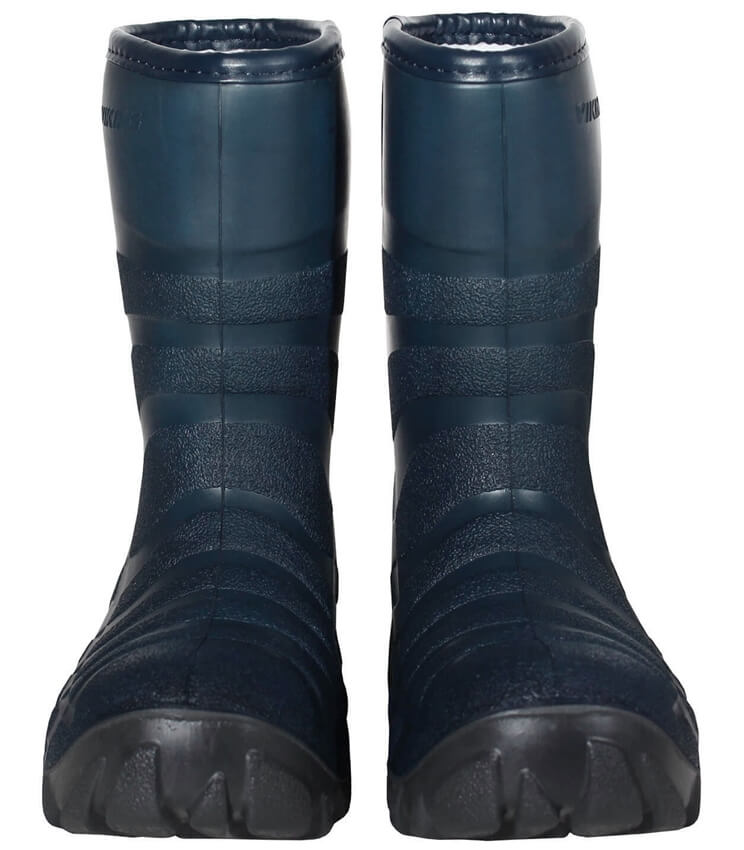 Winterstiefel Kinder navy annsicht vorne