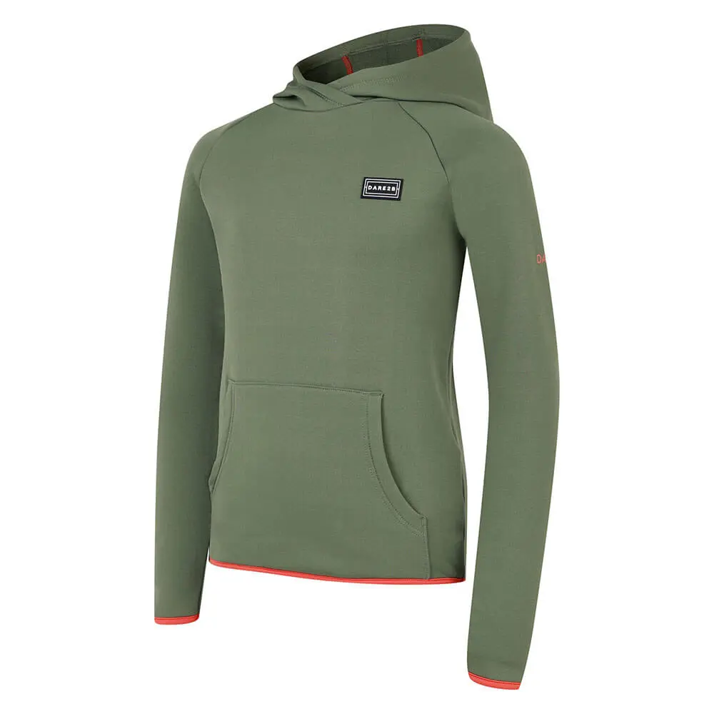 Dare2b Kapuzenpullover Kinder olivgrün ansicht seite