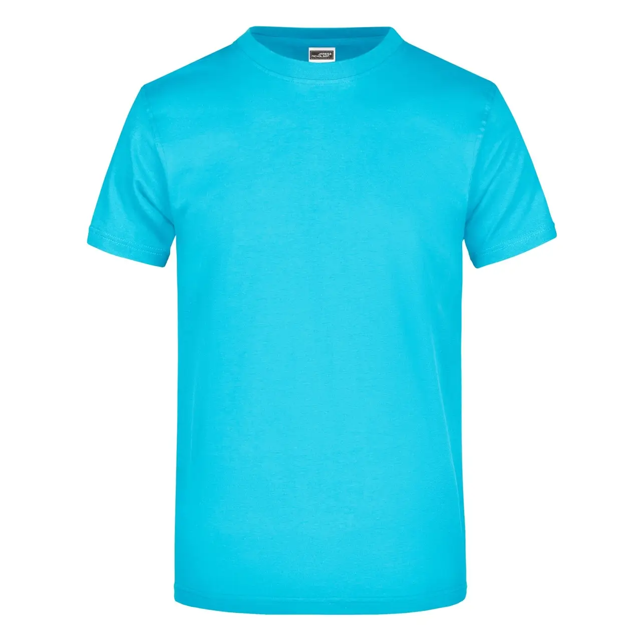 Daiber T-shirt JN002 mit rundhalsausschnitt  in der farbe parzifikblau, frontansicht