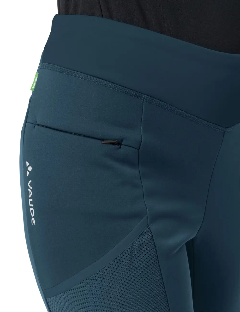 Softshell Leggins Damen mit Sicherheitstasche dunkelblau