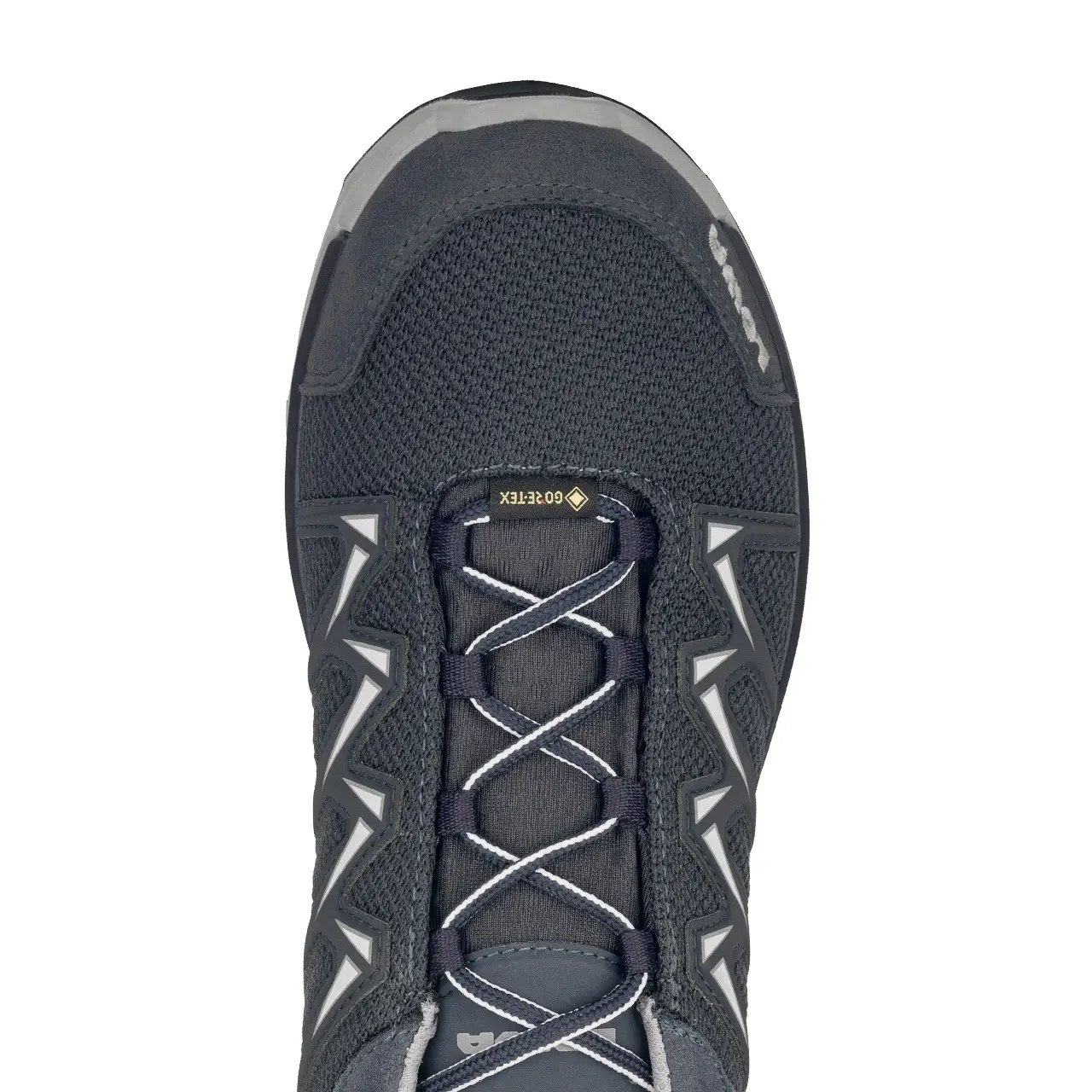 LOWA Freizeitschuhe für Herren, Modell Innox PRO GTX LO dunkelblau, ansicht schnürung