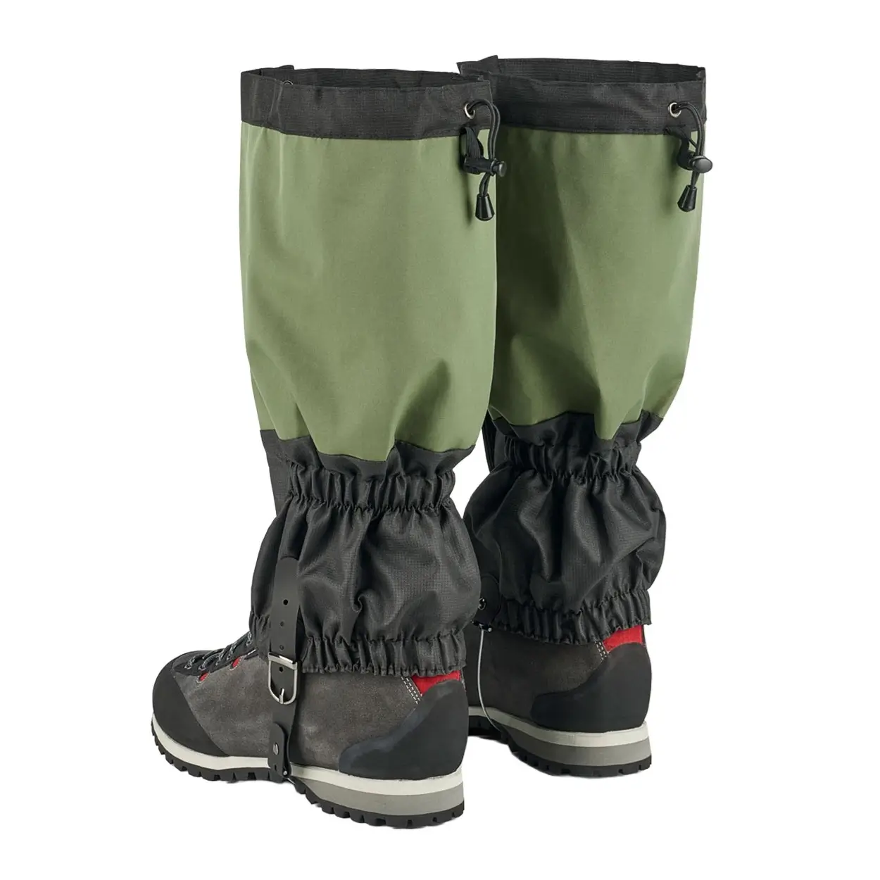 Gamaschen Pfanner Gladiator grün-schwarz ansicht hinten 100026-301