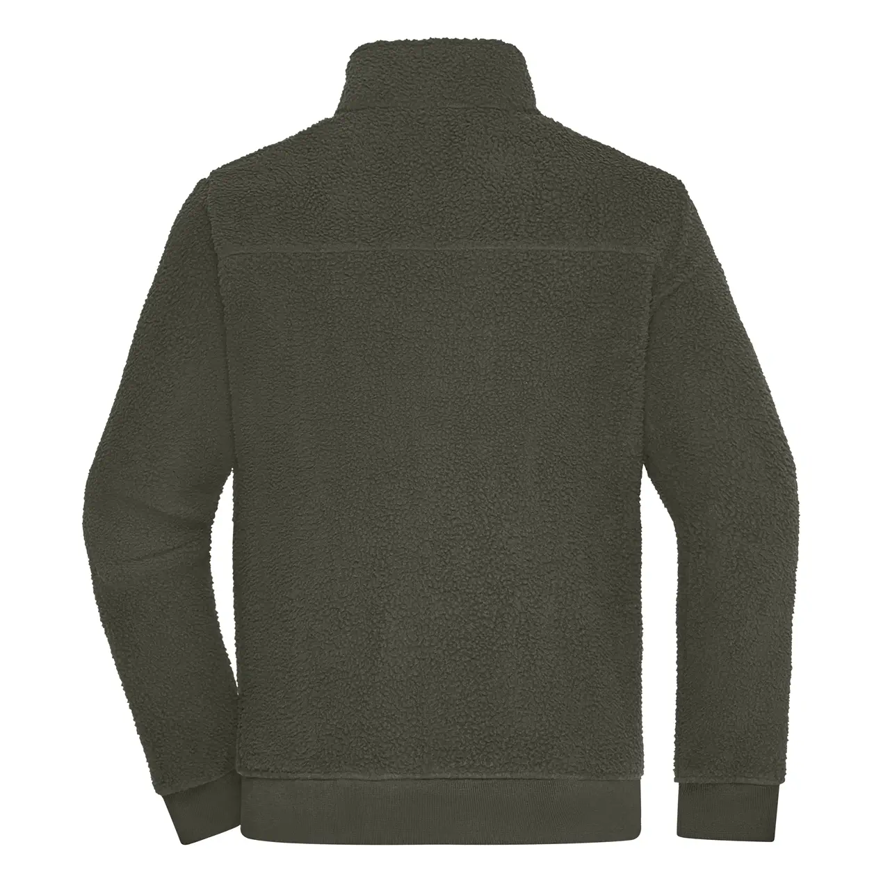 Daiber Sherpa Fleecejacke olive hinten