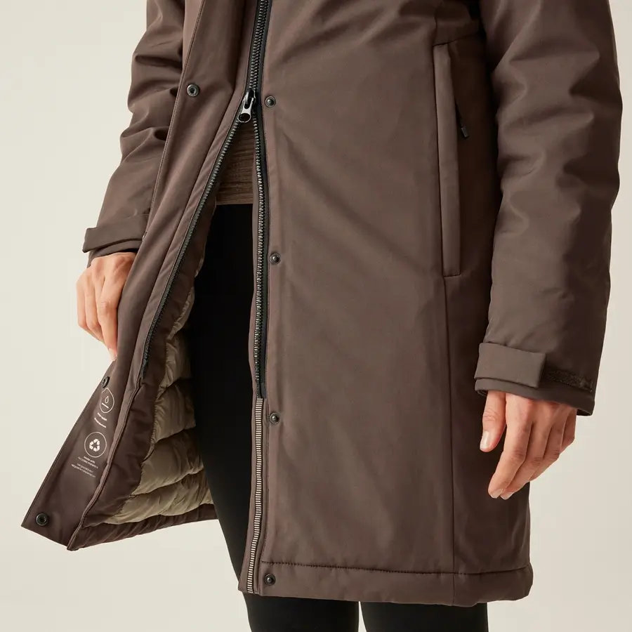 Zwei Wege Reißverschluss Damen Parka Dallymoore