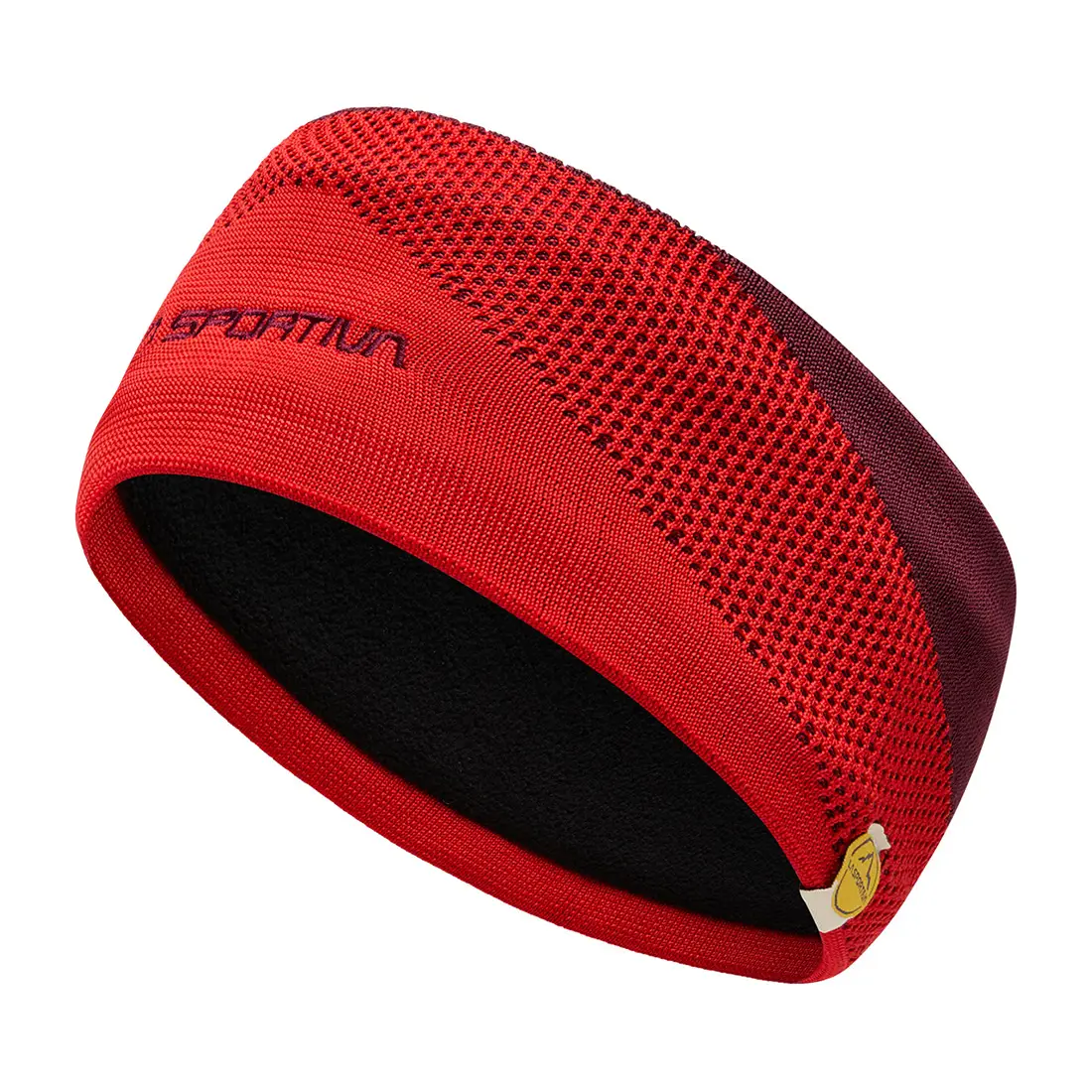 La Sportiva Knitty Headband Strick-Stirnband, Farbe redwood/mountain red, ansicht linke Seite