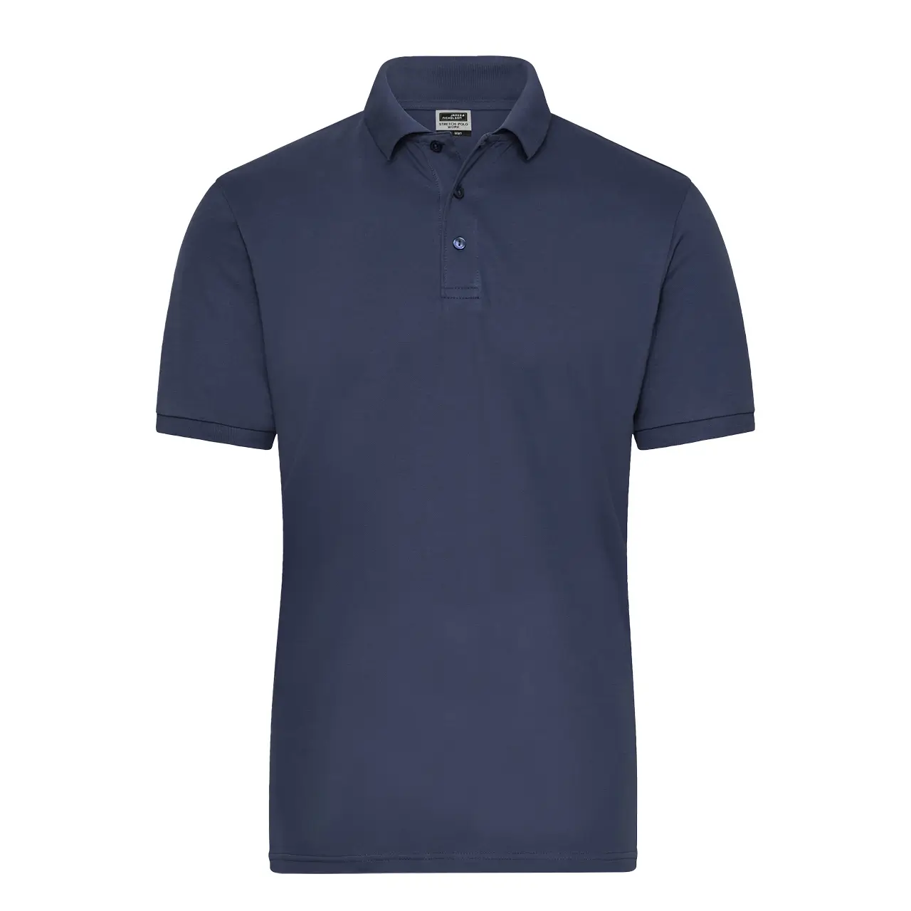 Herren Poloshirt, Farbe navy, frontansicht