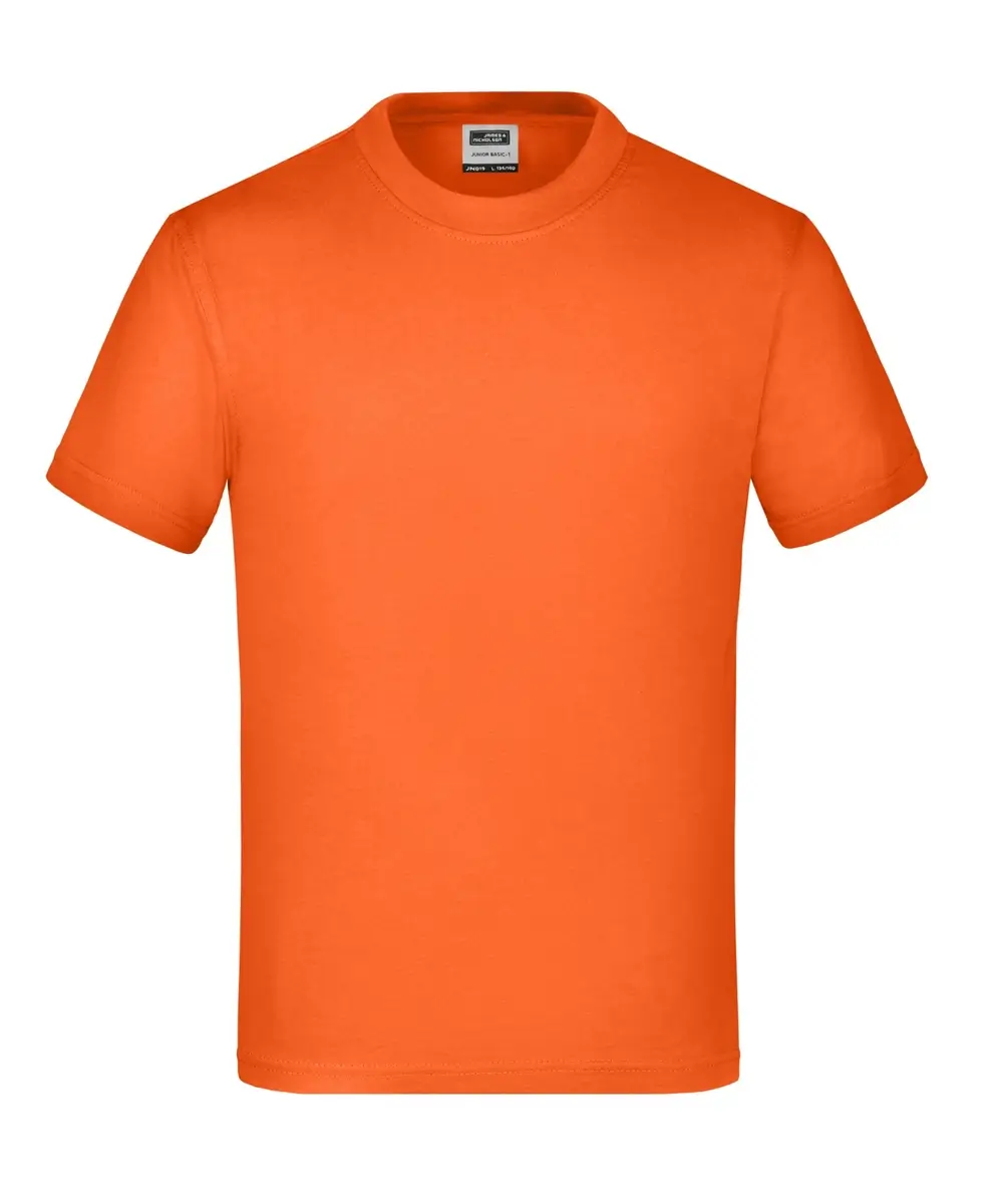 Kinder T-Shirt dunkelorange ansicht vorne