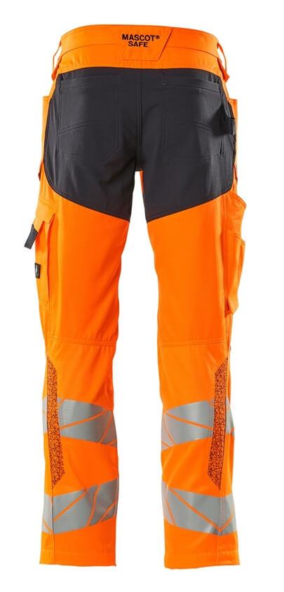 MASCOT® Warnschutzhose Stretch Zones - leuchtorange