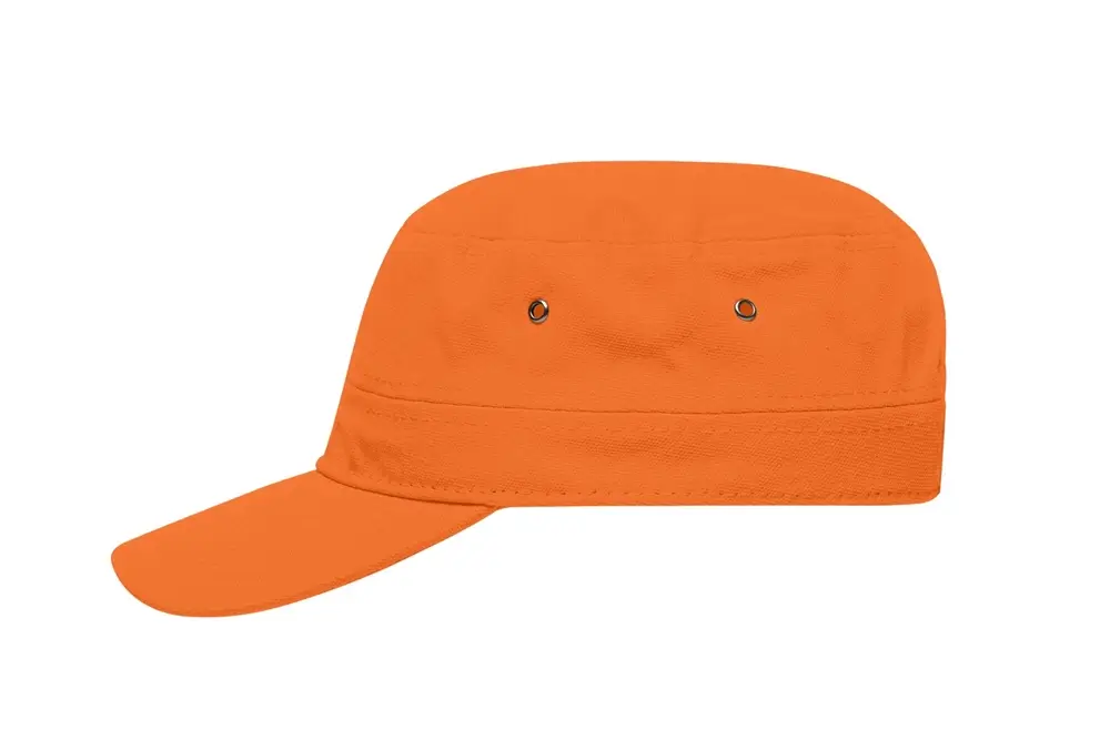 military cap orange james nicholson ansicht links
