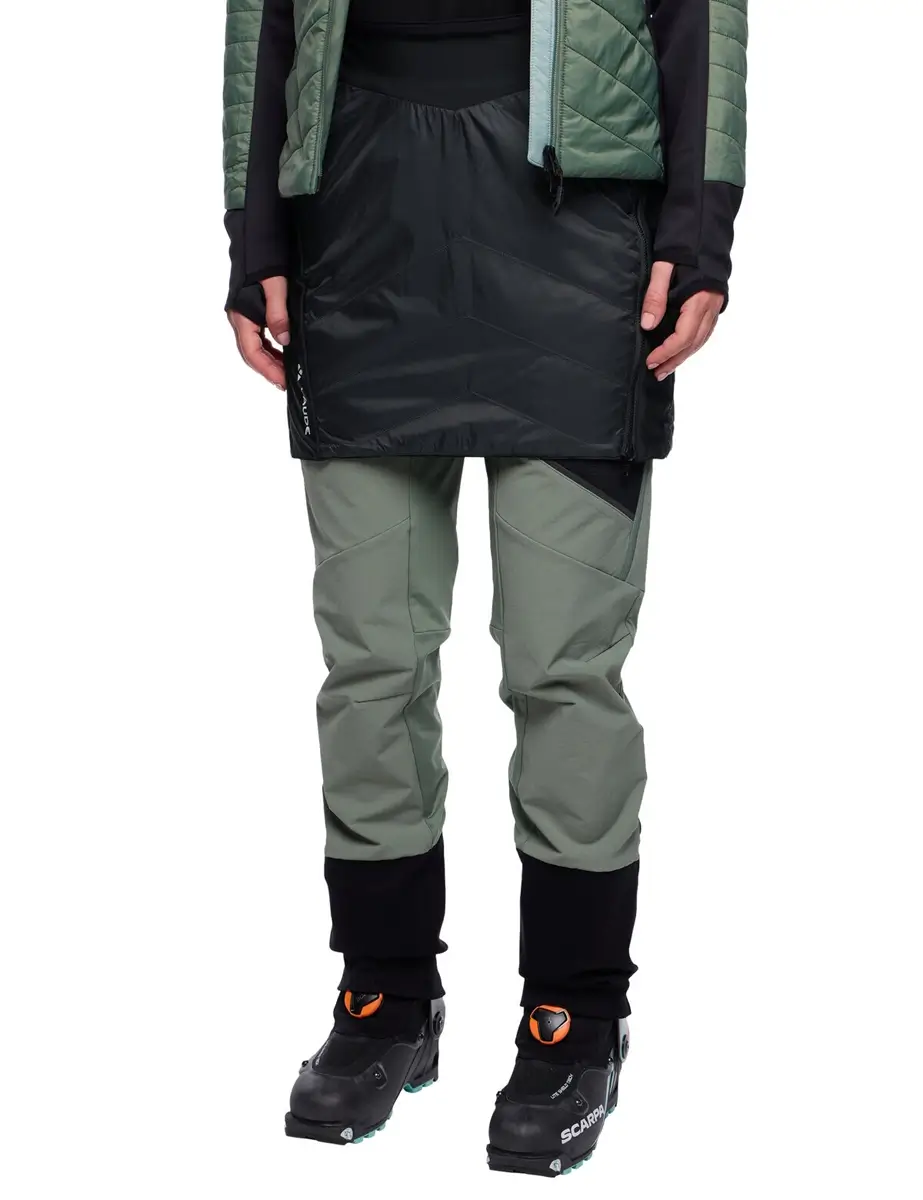 vaude windabweisender rock schwarz