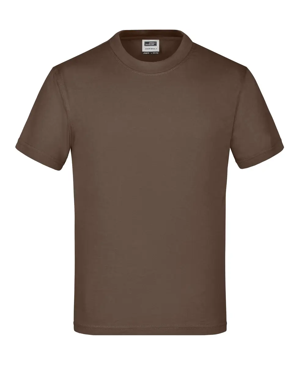 Kinder T-Shirt braun ansicht vorne