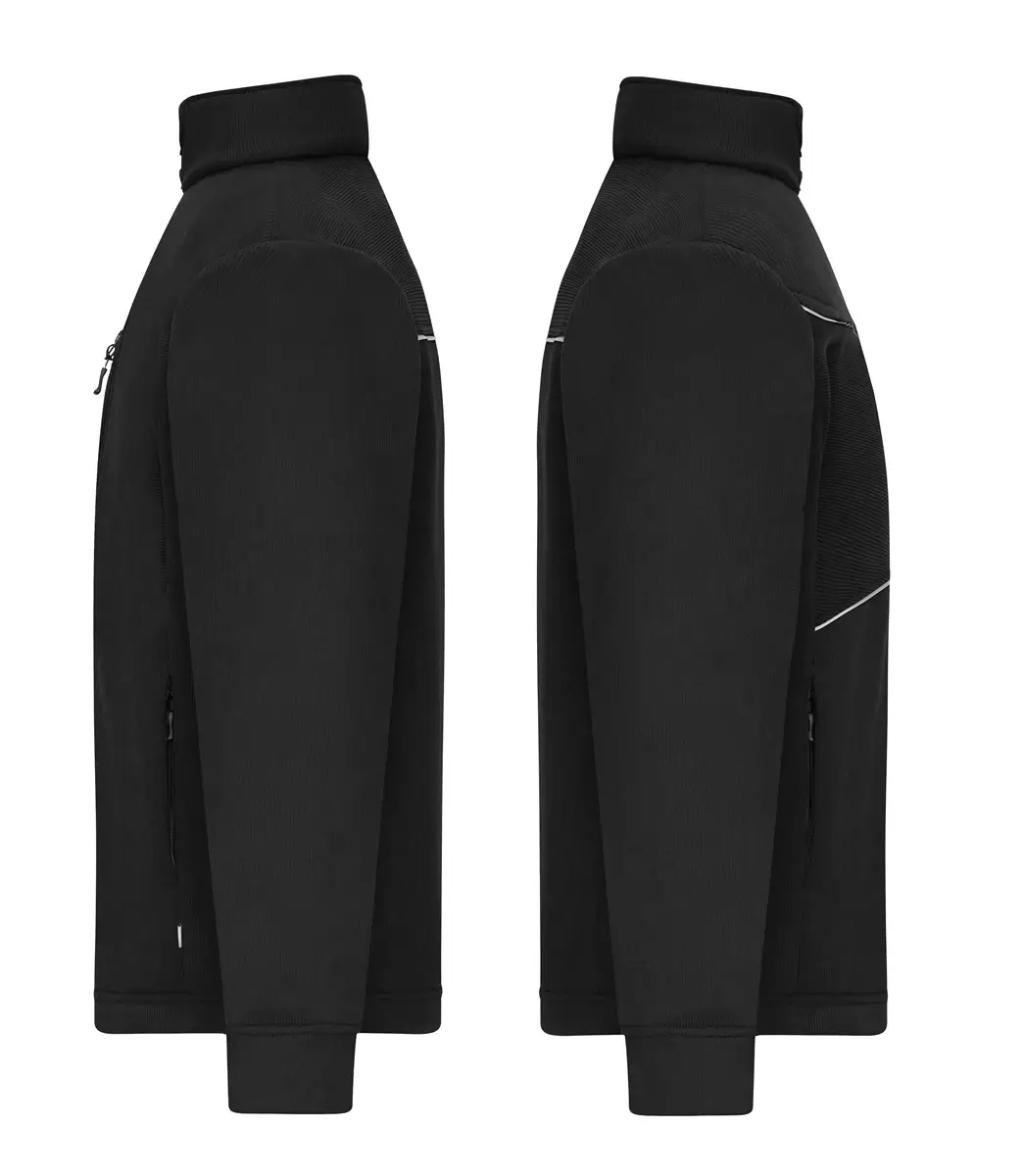 Übergangsjacke in Cordoptik rot ansicht seite