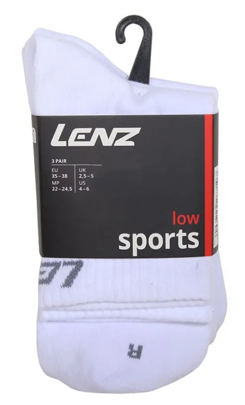lenz socken 3er Pack weiss