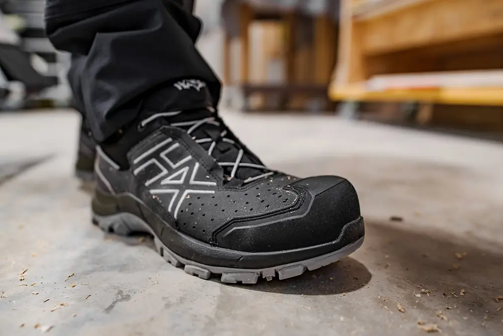Arbeitsschuhe HAIX BLACK EAGLE Safety 200 | C, GTX, grey ansicht vorne Art. 610049