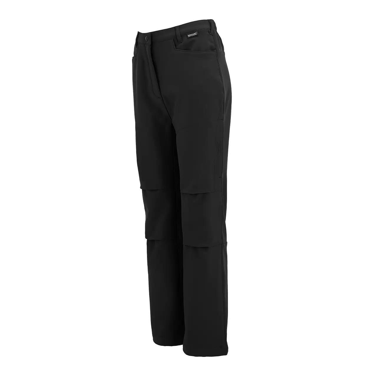 Regatta Softshellhose für Kinder schwarz – Seitenansicht