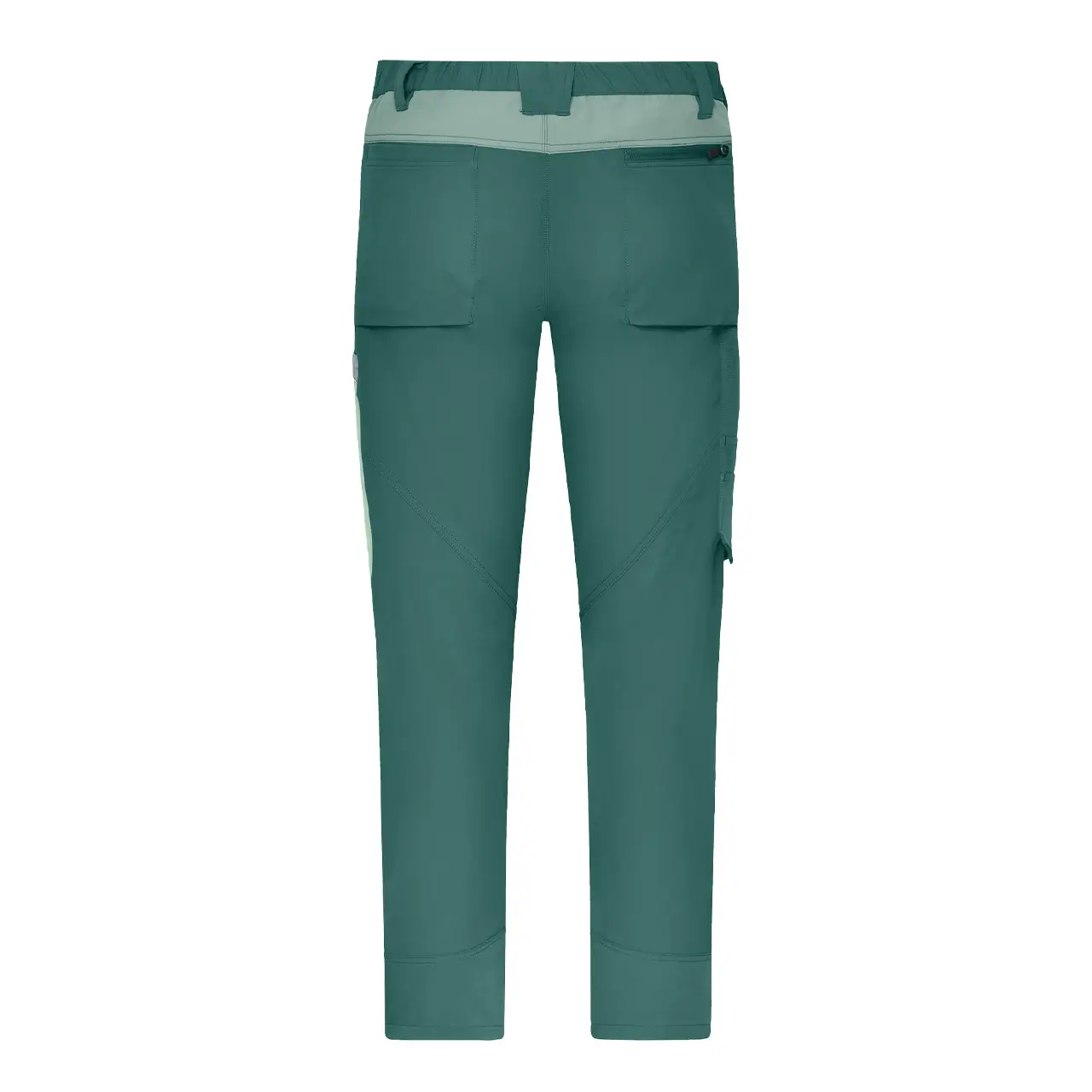 Daiber JN1884 Stretch Arbeitshose Unisex industrial-green/foggy-green Rückseite