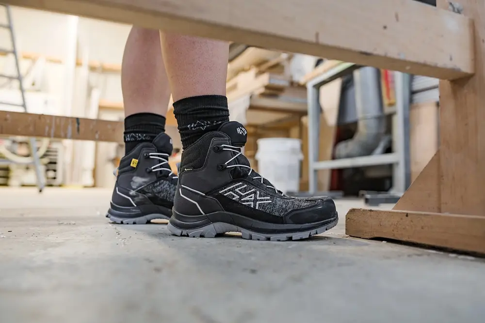 Arbeitsschuhe HAIX BE Safety 410 C GTX grey seitenansicht Artikel 610047