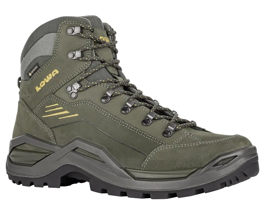 LOWA Renegade EVO GTX mid oliv-senf LOWA Renegade EVO GTX mid oliv-senf seitenansicht