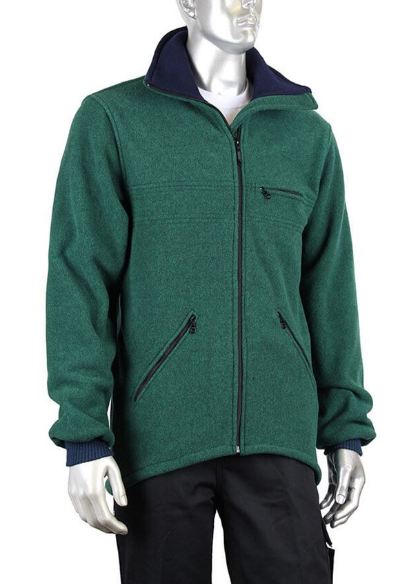 HF Microfleece Jacke grün