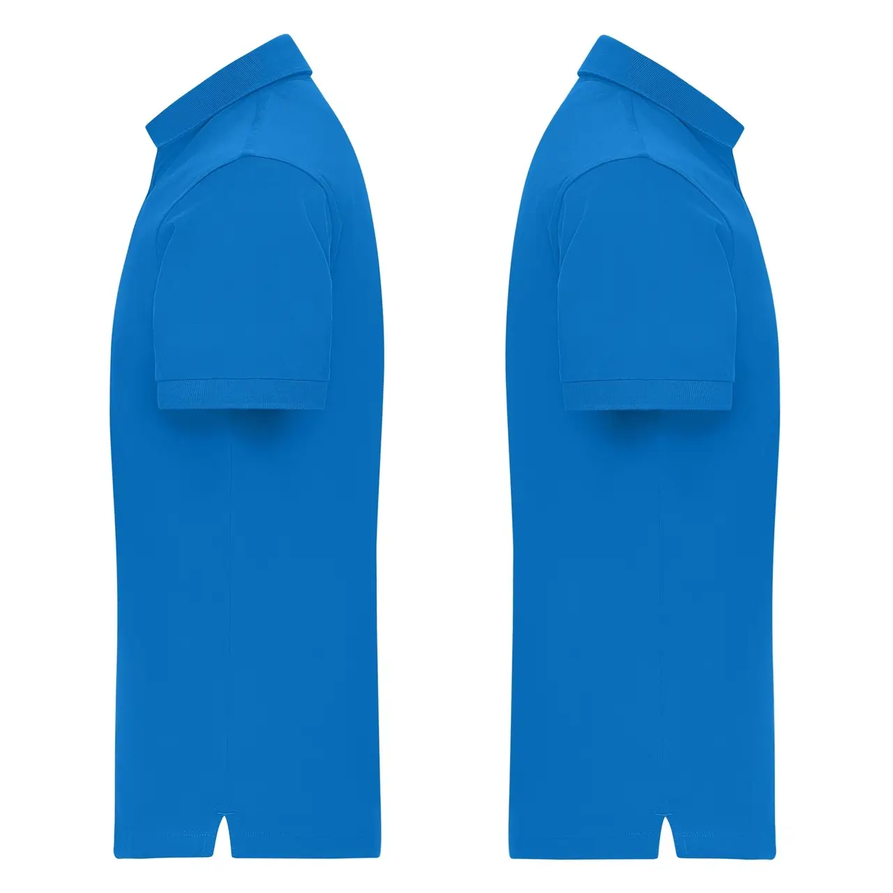 Poloshirt Herren für die gastronomie Daiber JN1300 Farbe riviera blau seitenansicht