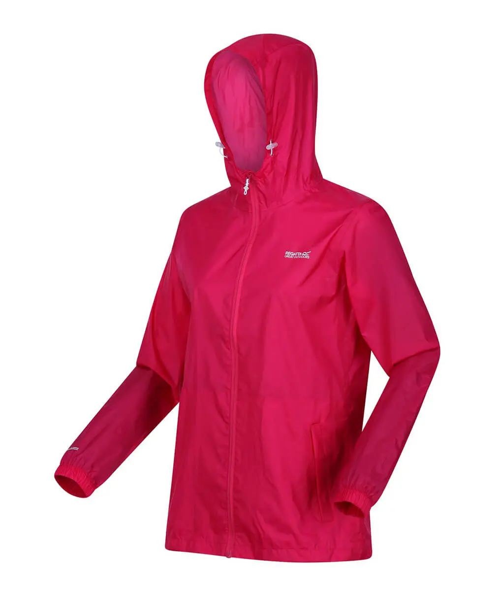 Regatta Damen Regenjacke Pack it pink