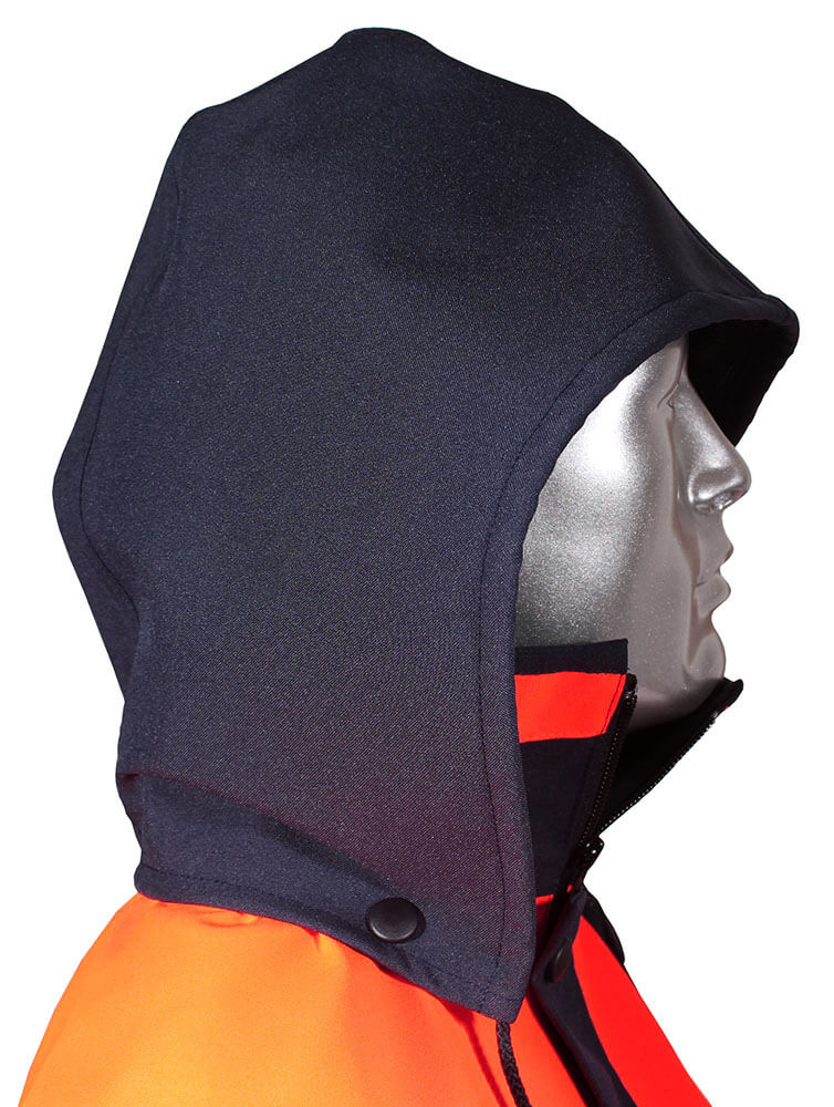 Zubehör HF Sicherheitskleidung Kapuze blau✔ Für Aquastop Regenmantel Regenjacke✔ Einheitsgröße✔