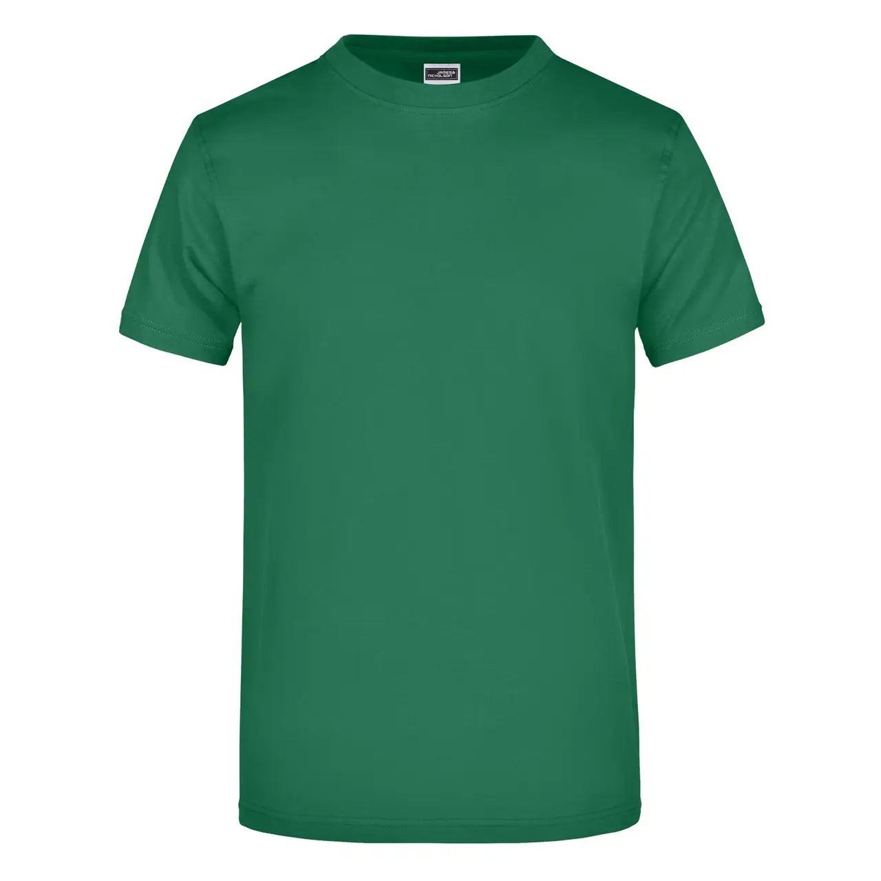 Daiber T-shirt JN002 mit rundhalsausschnitt  in der farbe dunkelgrün, frontansicht
