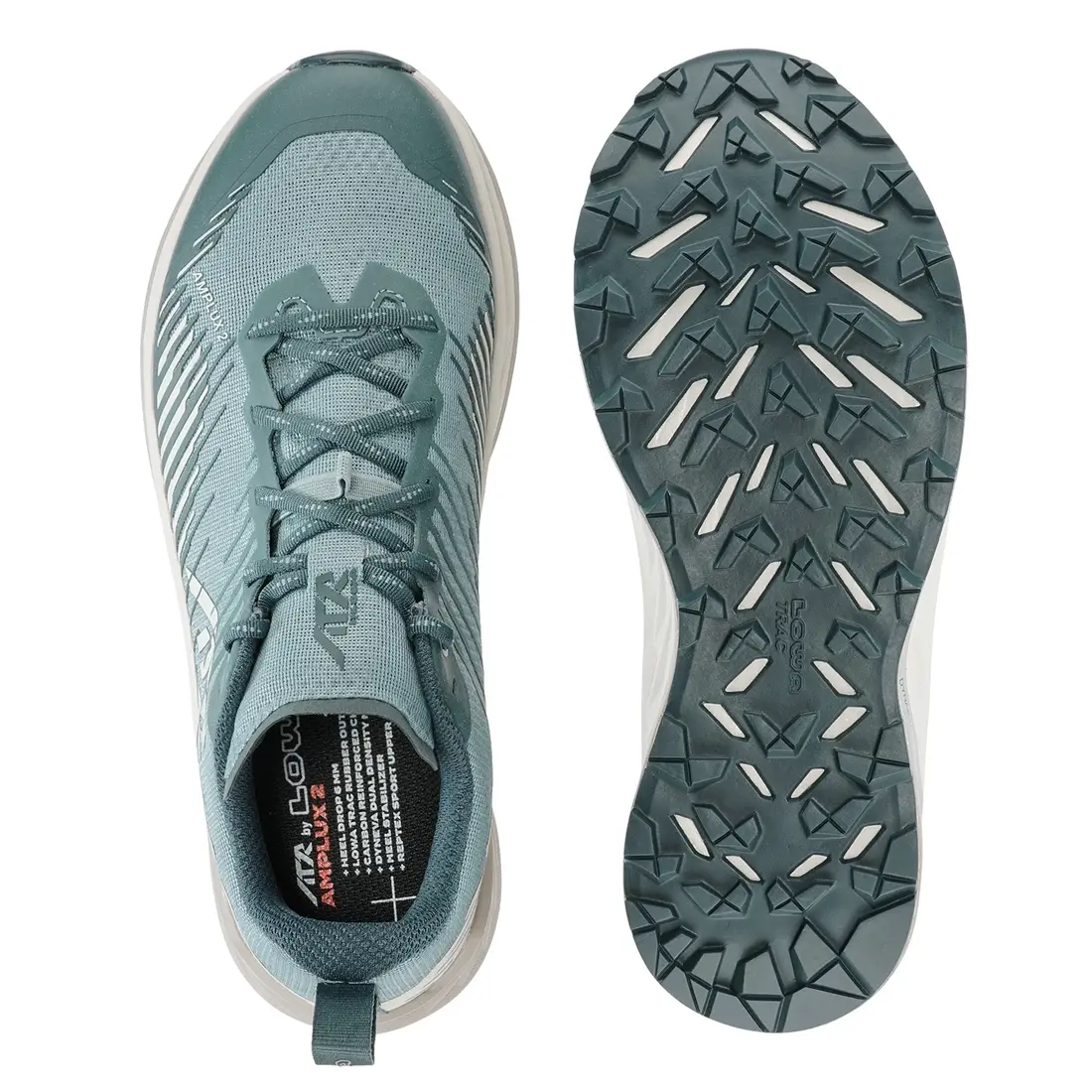 Lowa Trailrunning Schuh Damen abbildung von oben und unten Lowa Amplux2ws