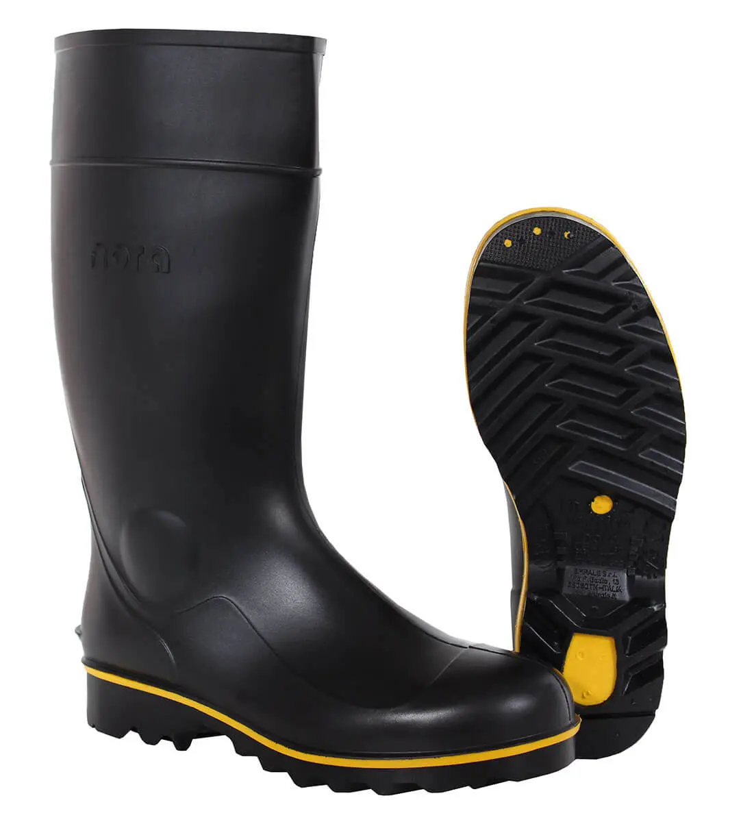 gummistiefel schwarz nora jan