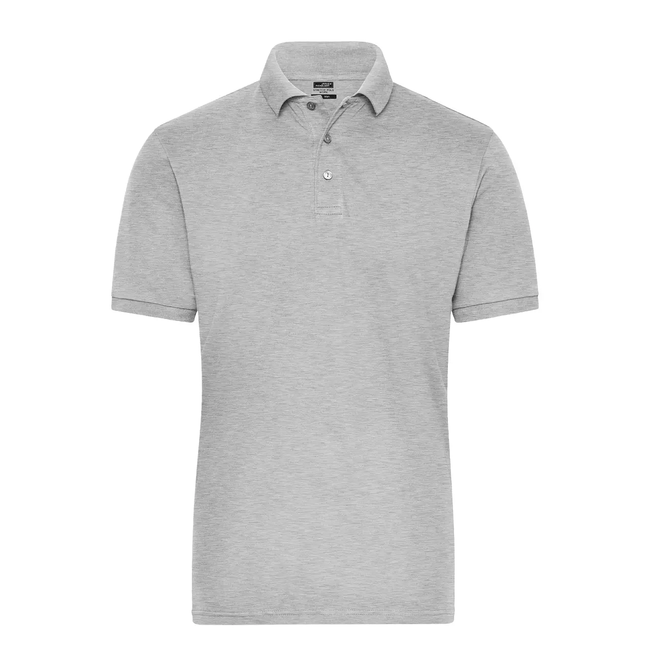 piqué poloshirt hellgrau