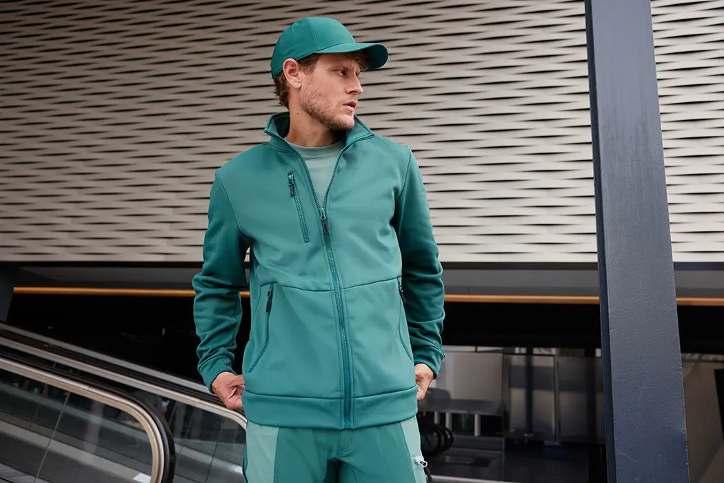Daiber Workwear Fleecejacke JN1876 für Herren im Lifestyle-Look