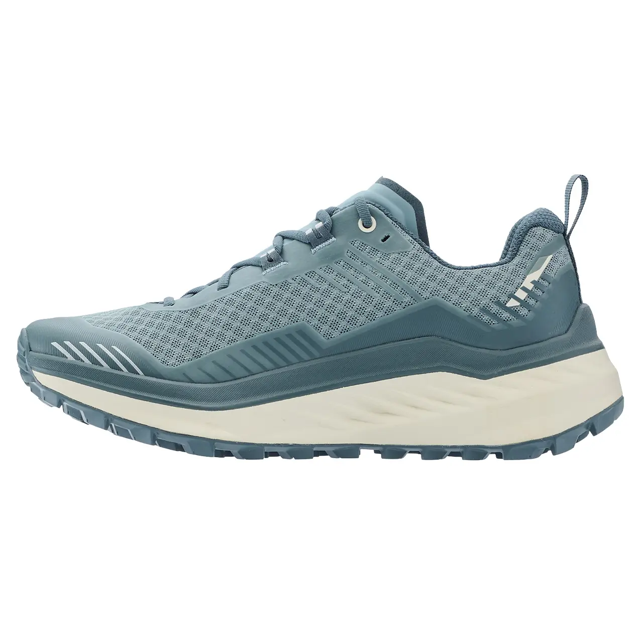 Trailrunningschuhe für Damen, Lowa skyterra Ws rauchblau-blau, ansicht von innenseite, Ausgezeichnete Passform für mittelbreite Füße, Leisten für optimalen Tragekomfort.