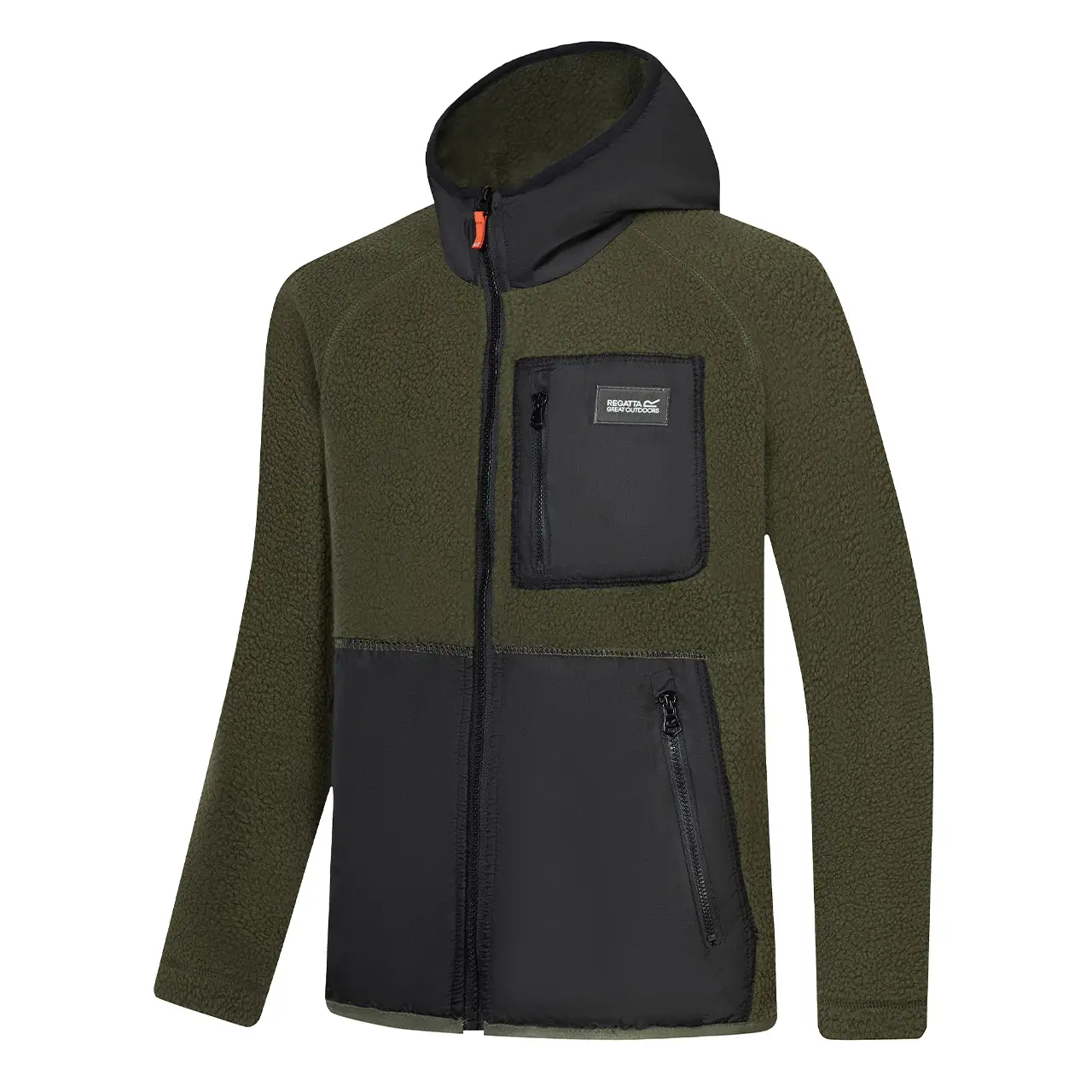 Regatta Kinderjacke Munro in grün – Seitenansicht