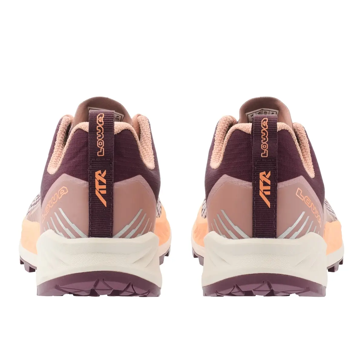 Lowa Damen Trailrunning Schuh in bordeauxrot ansicht hinten Amplux2 GTX 321685