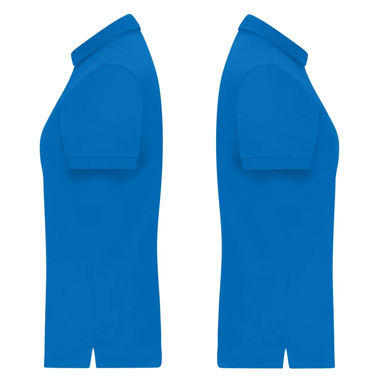 Damen Poloshirt blau für die Arbeit daiber jn1301 seitenansicht