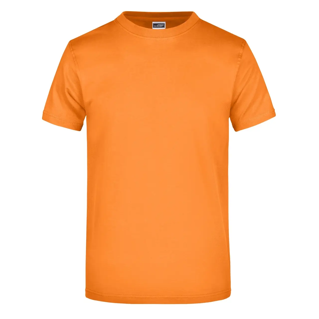 Daiber T-shirt JN002 mit rundhalsausschnitt  in der farbe orange, frontansicht