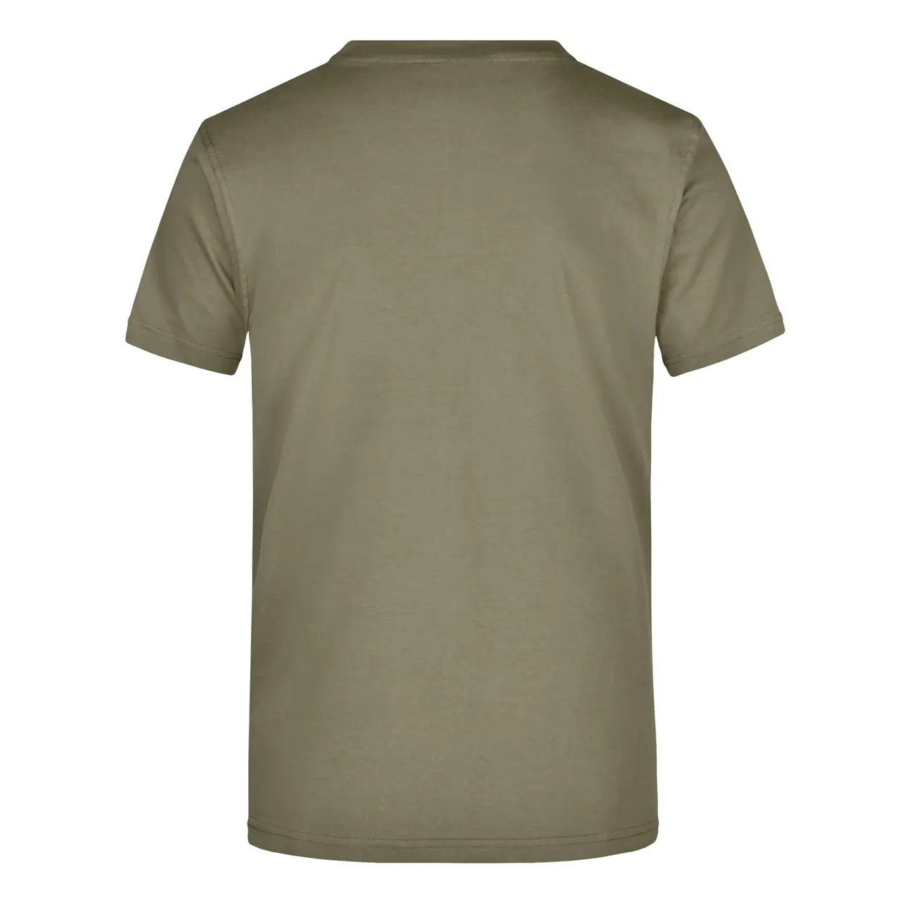 Daiber T-shirt JN002 mit rundhalsausschnitt  in der farbe oliv, rückenansicht