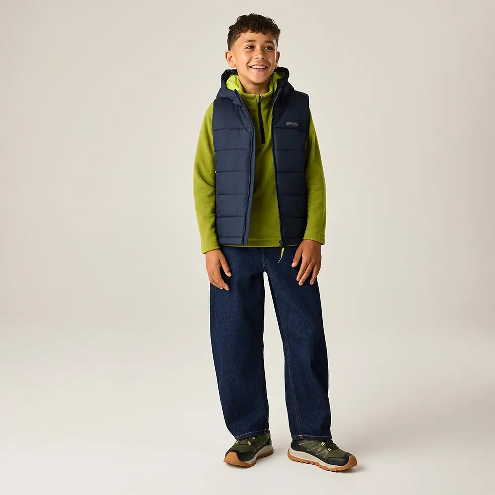Regatta Kinderweste Lofthouse lila – Lifestylebild vorne