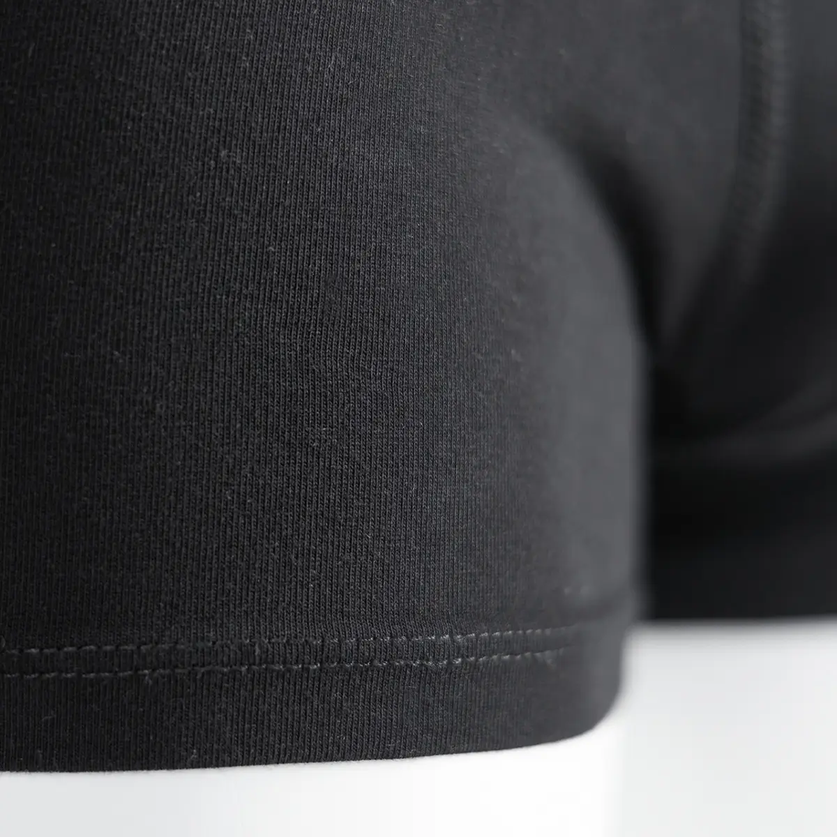 Lenz Men Boxershorts schwarz 2er-Pack Nähte am unteren Beinende